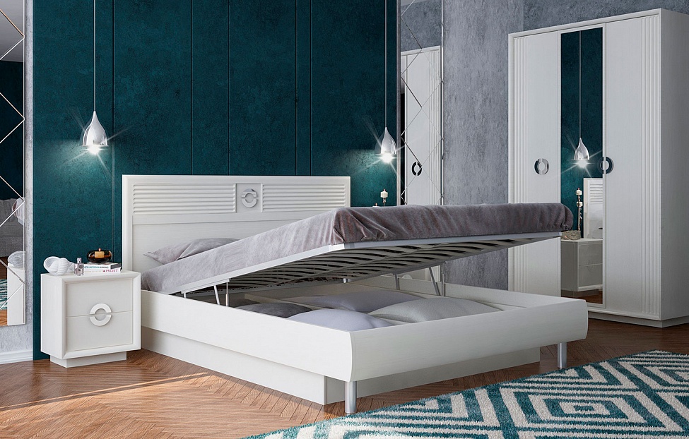 Двуспальные кровати - изображение №5 "Кровать Аманти АТ-801.26"  на www.Angstrem-mebel.ru